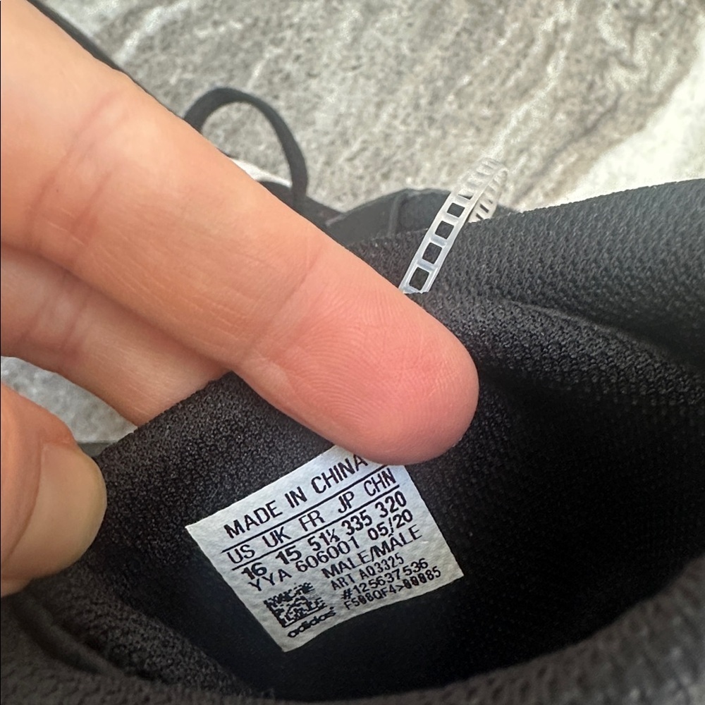 NWT Adidas HVC Wrestling Shoes Sneakers Black White Lightweight Grappling Sz 16 - Picture 10 of 10